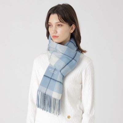 アクリルチェックストール | BLUE LABEL CRESTBRIDGE (Women)/ブルー