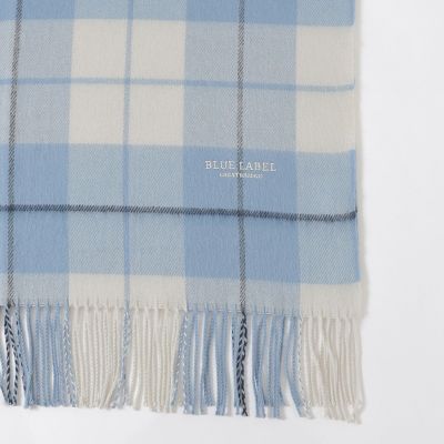 アクリルチェックストール | BLUE LABEL CRESTBRIDGE (Women)/ブルー