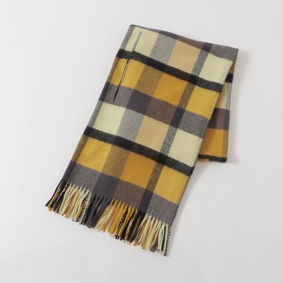 クレストブリッジチェックフード付きストール | BLUE LABEL