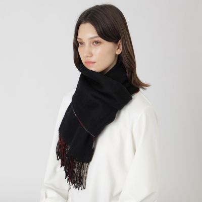 一部店舗限定】リバーシブルクレストブリッジチェックストール | BLUE