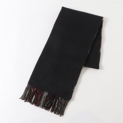 一部店舗限定】リバーシブルクレストブリッジチェックストール | BLUE