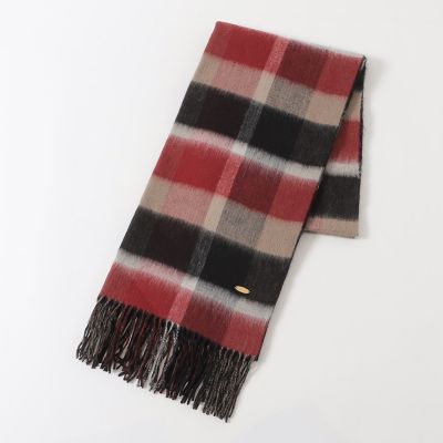 一部店舗限定】リバーシブルクレストブリッジチェックストール | BLUE