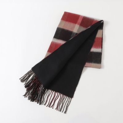 一部店舗限定】リバーシブルクレストブリッジチェックストール | BLUE