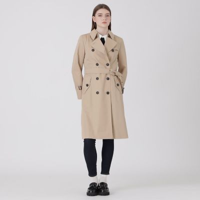 未使用＊BLUE LABEL CRESTBRIDGE インナー付トレンチコート ライトギャバジントレンチコート | BLUE LABEL CRESTBRIDGE (Women