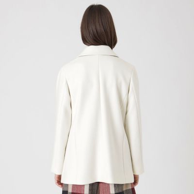 ツイルメルトンピーコート | BLUE LABEL CRESTBRIDGE (Women)/ブルー