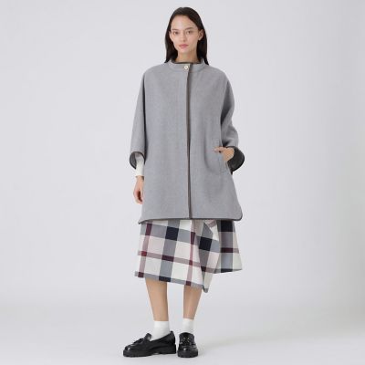 スタンドカラーポンチョ | BLUE LABEL CRESTBRIDGE (Women)/ブルー
