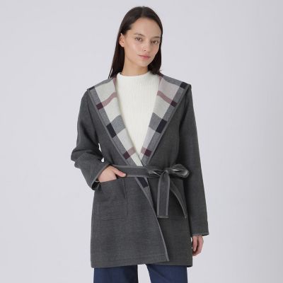 ショールカラーコーディガン | BLUE LABEL CRESTBRIDGE (Women)/ブルー