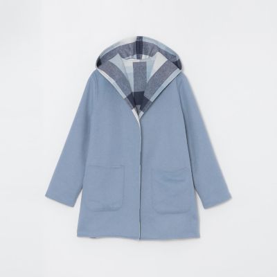 クレストブリッジチェックリバーポリウールコーディガン | BLUE LABEL