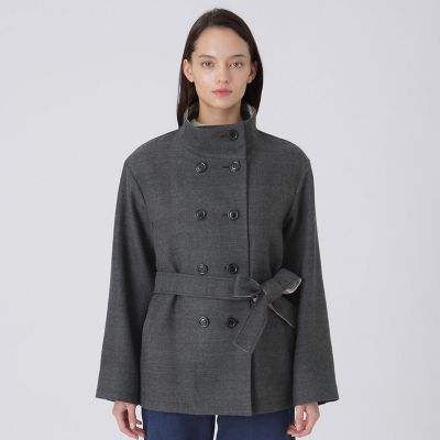 プルーフメルトンリバーショートコート リバーショートコート | BLUE LABEL CRESTBRIDGE (Women)/ブルー