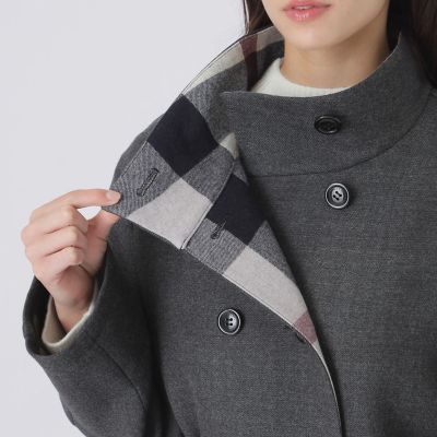 リバーショートコート | BLUE LABEL CRESTBRIDGE (Women)/ブルー
