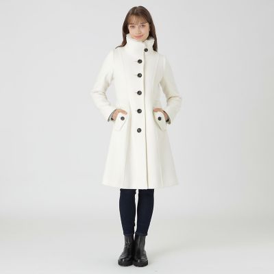 ファインダブルビーバースタンドカラーコート | BLUE LABEL