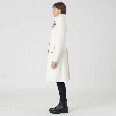 ファインダブルビーバースタンドカラーコート | BLUE LABEL