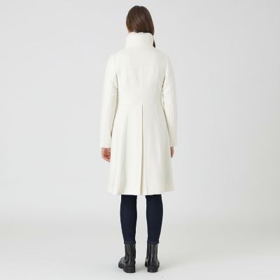 ファインダブルビーバースタンドカラーコート | BLUE LABEL