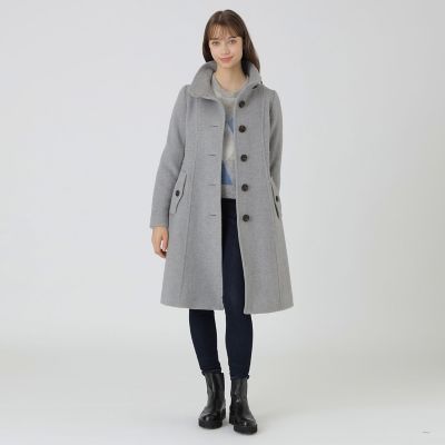 ファインダブルビーバースタンドカラーコート | BLUE LABEL