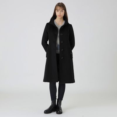 ファインダブルビーバースタンドカラーコート | BLUE LABEL