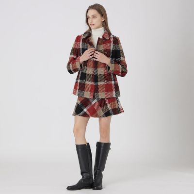 取扱店舗限定】クレストブリッジチェックロービングツイードジャケット