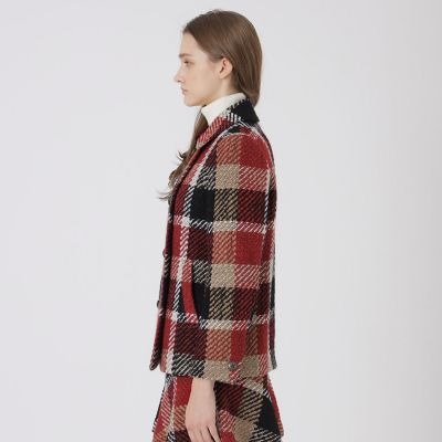 取扱店舗限定】クレストブリッジチェックロービングツイードジャケット