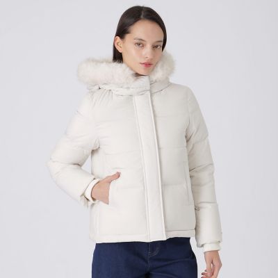 ファー付きミドルダウン | BLUE LABEL CRESTBRIDGE (Women)/ブルー