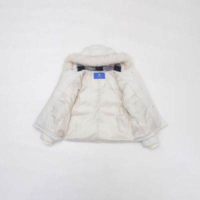 ファー付きミドルダウン | BLUE LABEL CRESTBRIDGE (Women)/ブルー