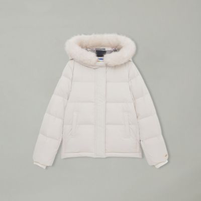 ファー付きミドルダウン | BLUE LABEL CRESTBRIDGE (Women)/ブルー