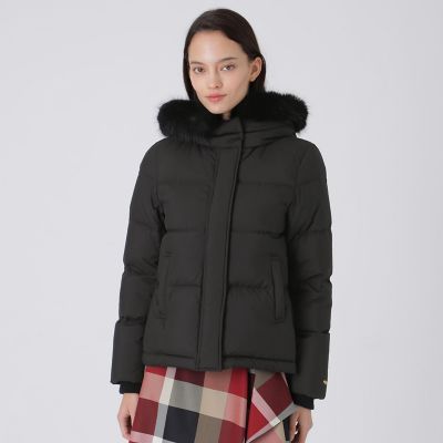 美品✨ブルーレーベルクレストブリッジ　ファーコート ファー付きミドルダウン | BLUE LABEL CRESTBRIDGE (Women)/ブルー