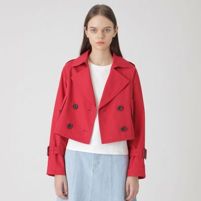 ＜BLUE LABEL CRESTBRIDGE (Women)＞ショートトレンチコート