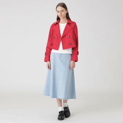 ショートトレンチコート | BLUE LABEL CRESTBRIDGE (Women)/ブルー