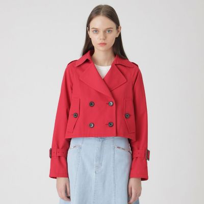 ショートトレンチコート | BLUE LABEL CRESTBRIDGE (Women)/ブルー