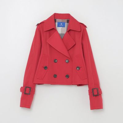 ショートトレンチコート | BLUE LABEL CRESTBRIDGE (Women)/ブルー