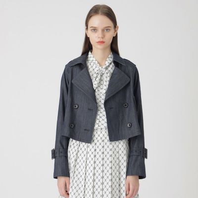 ショートトレンチコート | BLUE LABEL CRESTBRIDGE (Women)/ブルー