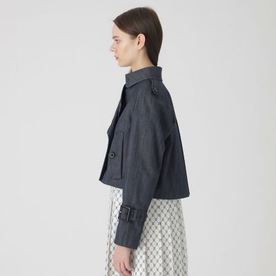 ショートトレンチコート | BLUE LABEL CRESTBRIDGE (Women)/ブルー