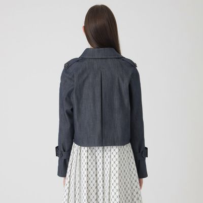 ショートトレンチコート | BLUE LABEL CRESTBRIDGE (Women)/ブルー