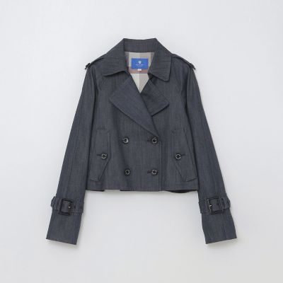 ショートトレンチコート | BLUE LABEL CRESTBRIDGE (Women)/ブルー