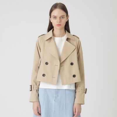 ショートトレンチコート | BLUE LABEL CRESTBRIDGE (Women)/ブルー