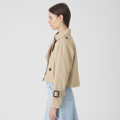 ショートトレンチコート | BLUE LABEL CRESTBRIDGE (Women)/ブルー