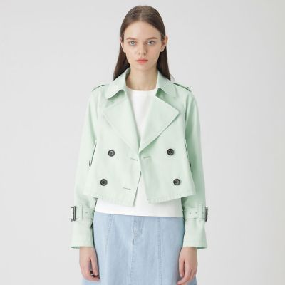 ショートトレンチコート | BLUE LABEL CRESTBRIDGE (Women)/ブルー