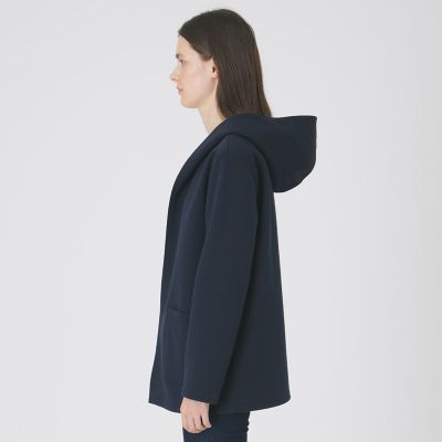 クレストブリッジチェックリバーシブルダンボールミディ丈コーディガン