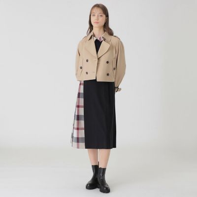 ライトギャバジンショートトレンチ | BLUE LABEL CRESTBRIDGE (Women