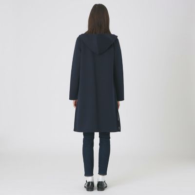 クレストブリッジチェックリバーシブルダンボールコーディガン | BLUE