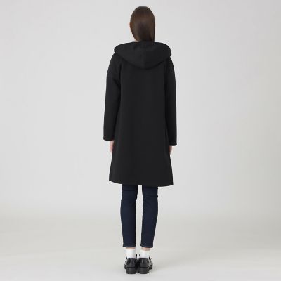 クレストブリッジチェックリバーシブルダンボールコーディガン | BLUE