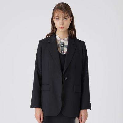 ウールストレッチブレンドテーラードジャケット | BLUE LABEL