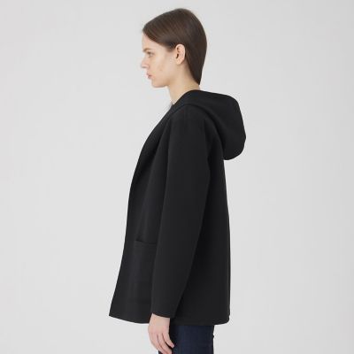 クレストブリッジチェックリバーシブルダンボールミディ丈コーディガン