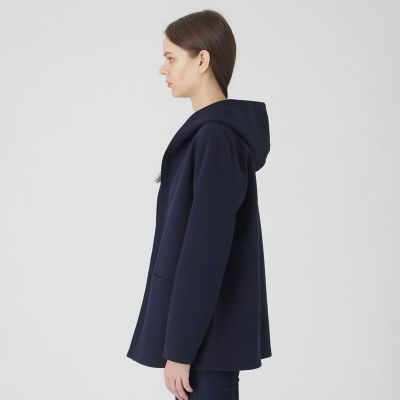 クレストブリッジチェックリバーシブルダンボールミディ丈コーディガン