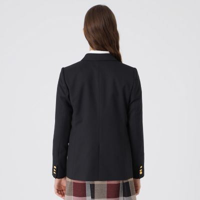 ウールストレッチブレンドブレザージャケット | BLUE LABEL