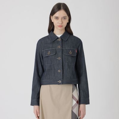スラブシャンブレーデニムジャケット | BLUE LABEL CRESTBRIDGE (Women