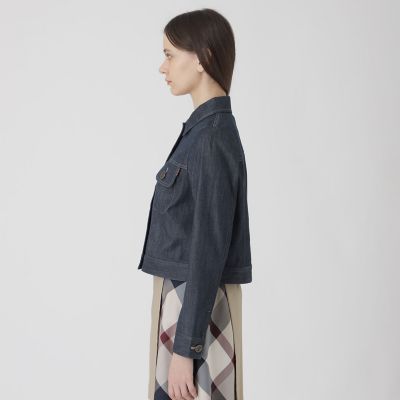 スラブシャンブレーデニムジャケット | BLUE LABEL CRESTBRIDGE (Women