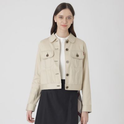 スラブシャンブレーデニムジャケット | BLUE LABEL CRESTBRIDGE (Women