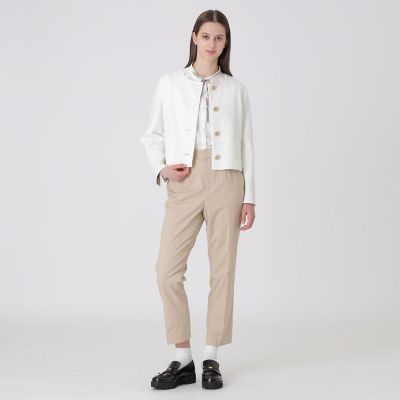 ストレッチダンガリーノーカラージャケット | BLUE LABEL CRESTBRIDGE