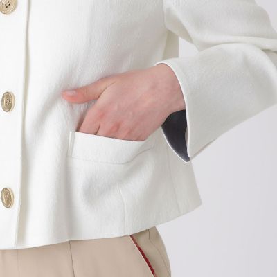 ストレッチダンガリーノーカラージャケット | BLUE LABEL CRESTBRIDGE