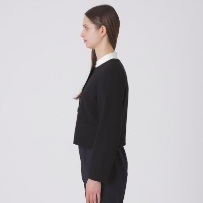 ストレッチダンガリーノーカラージャケット | BLUE LABEL CRESTBRIDGE